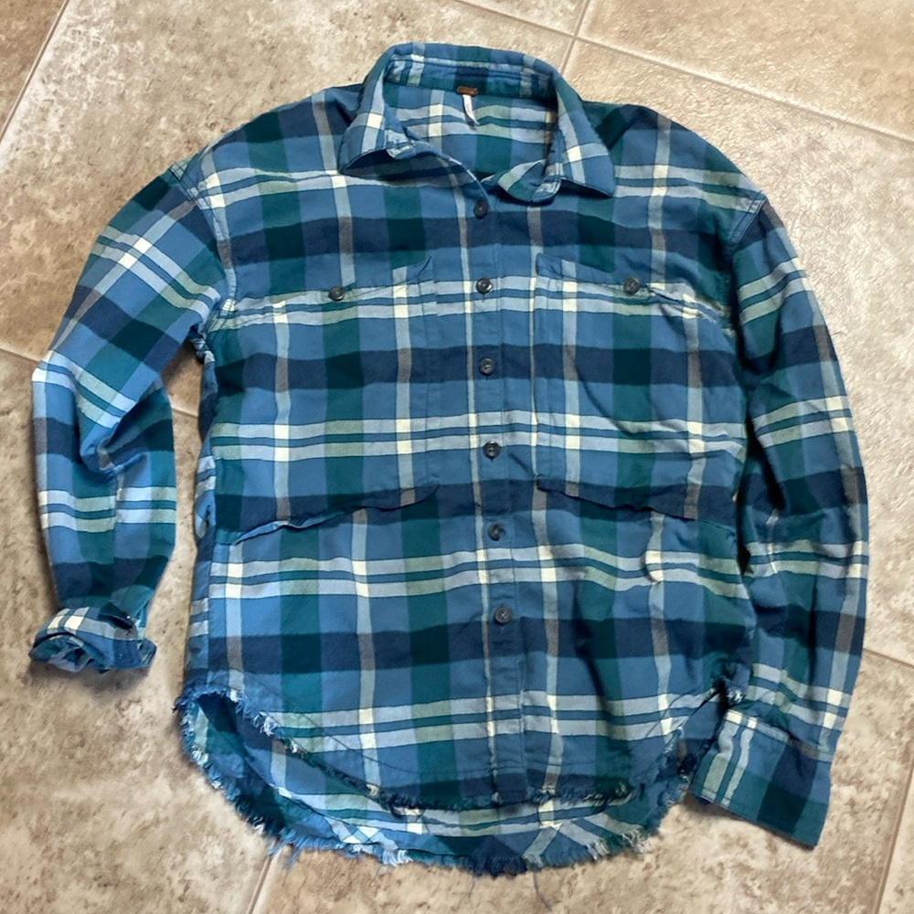 Free people button up shirt